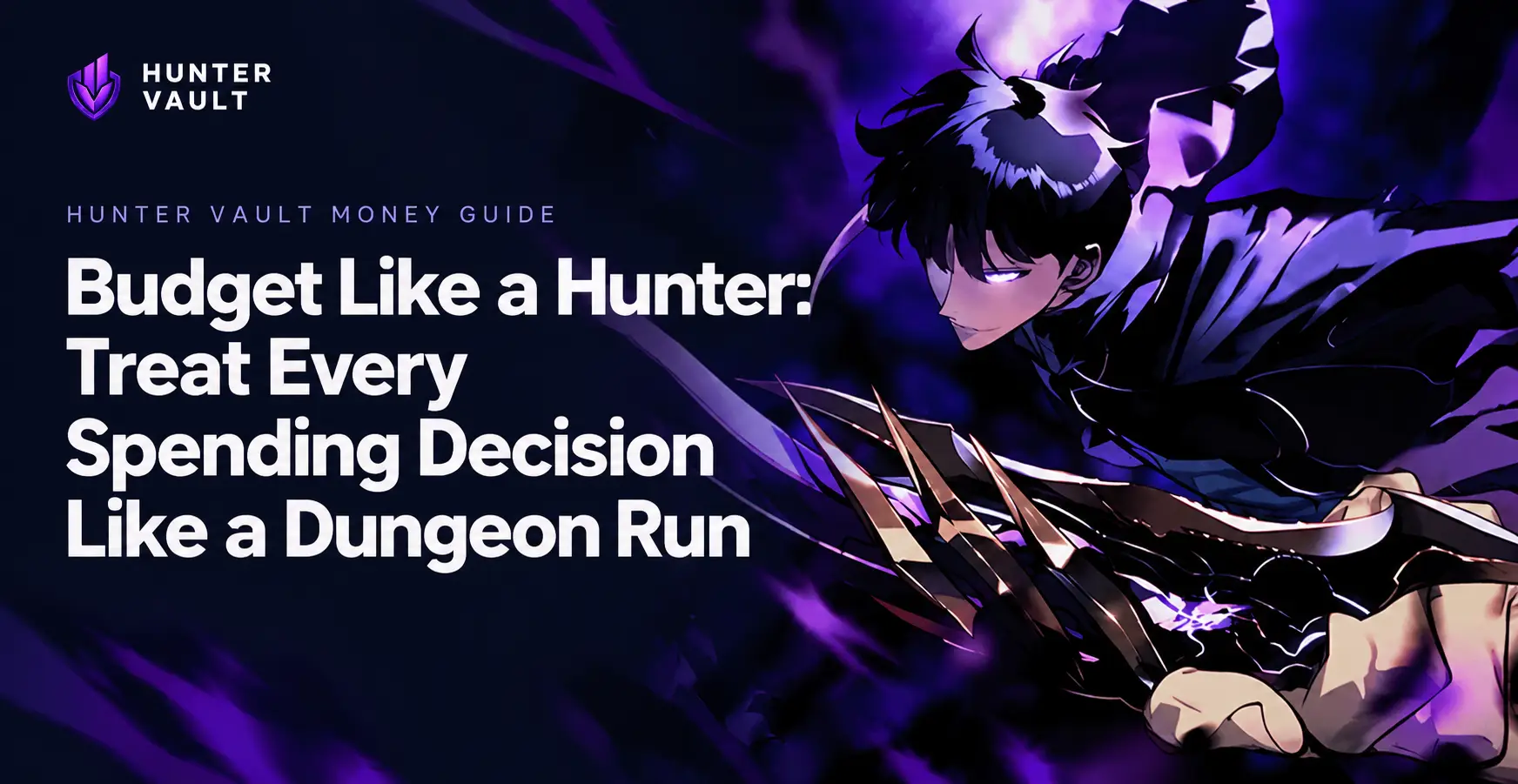 Hunter scouting a dungeon gate representing deliberate spending decisions made before a purchase
