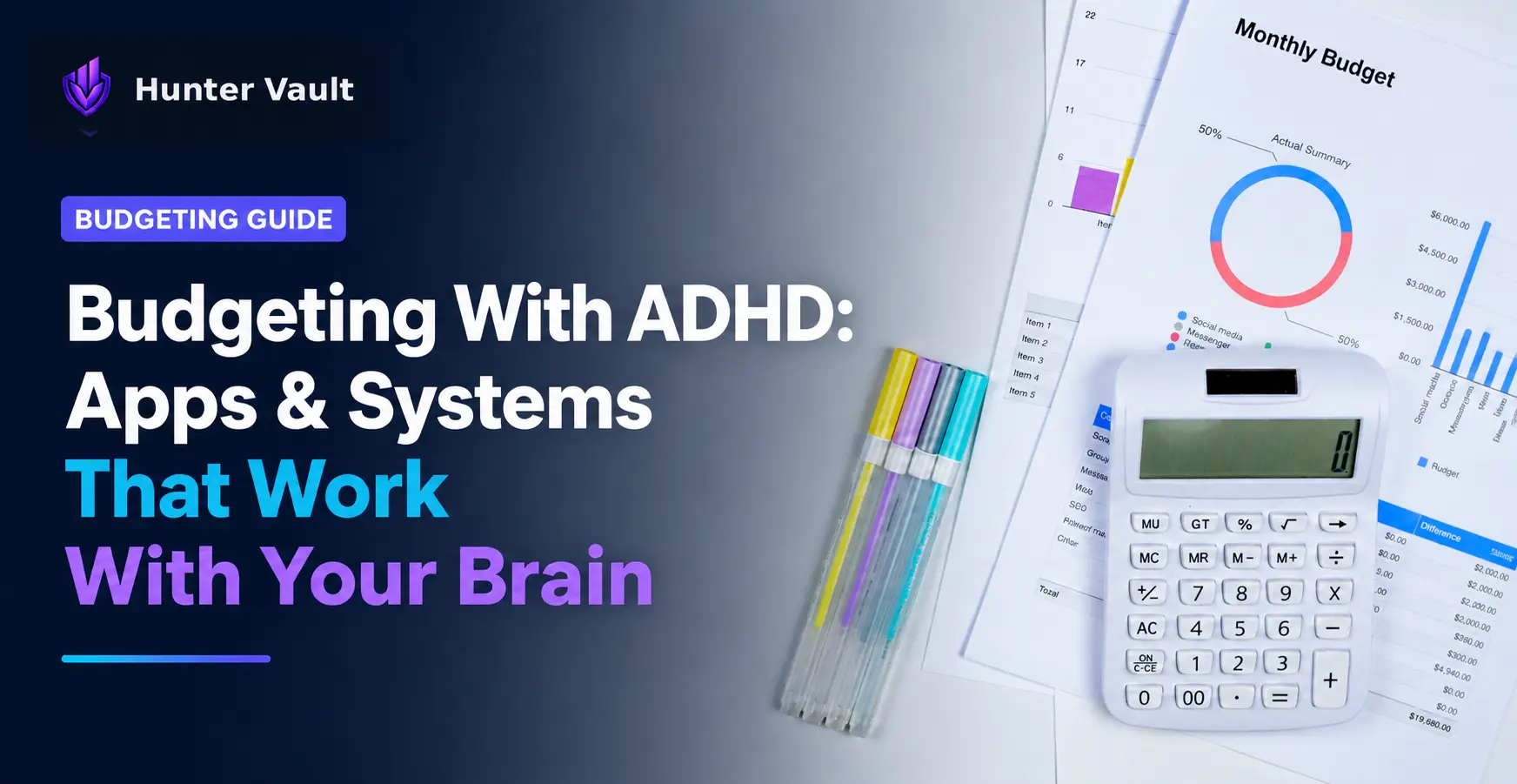 Budgeting with ADHD — low-friction, forgiving money systems and apps that work with the way your brain works