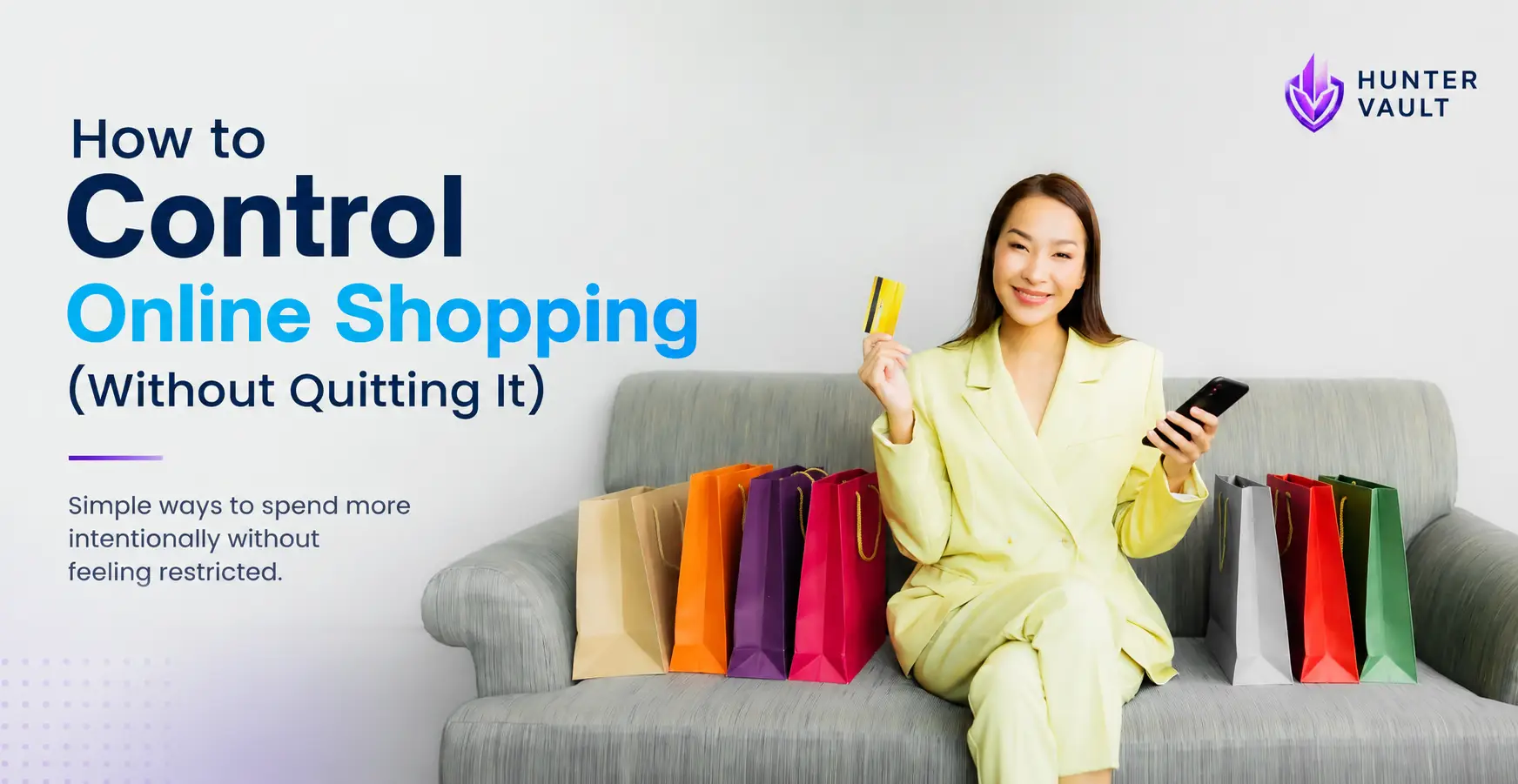 How to control online shopping without quitting it — adding friction back and shopping within a planned limit