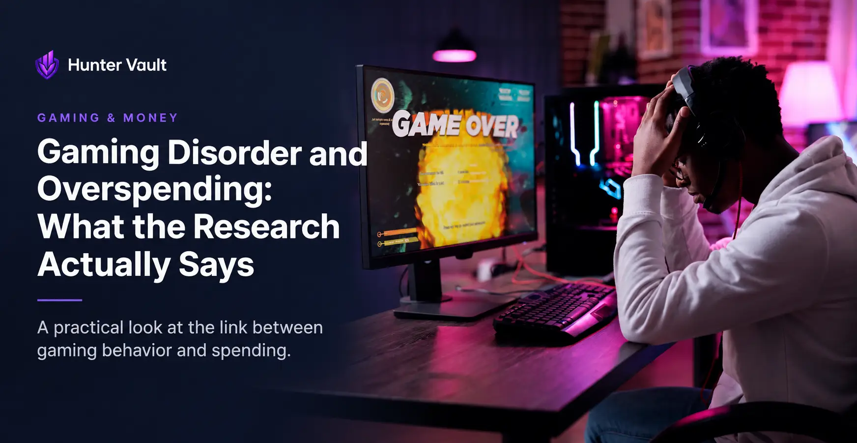 Academic paper with highlighted text next to a gaming controller and financial tracking app