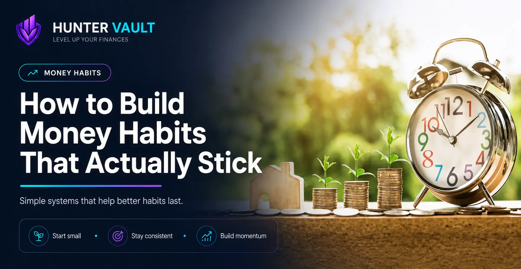 A tiny daily money habit building into a streak of completed days