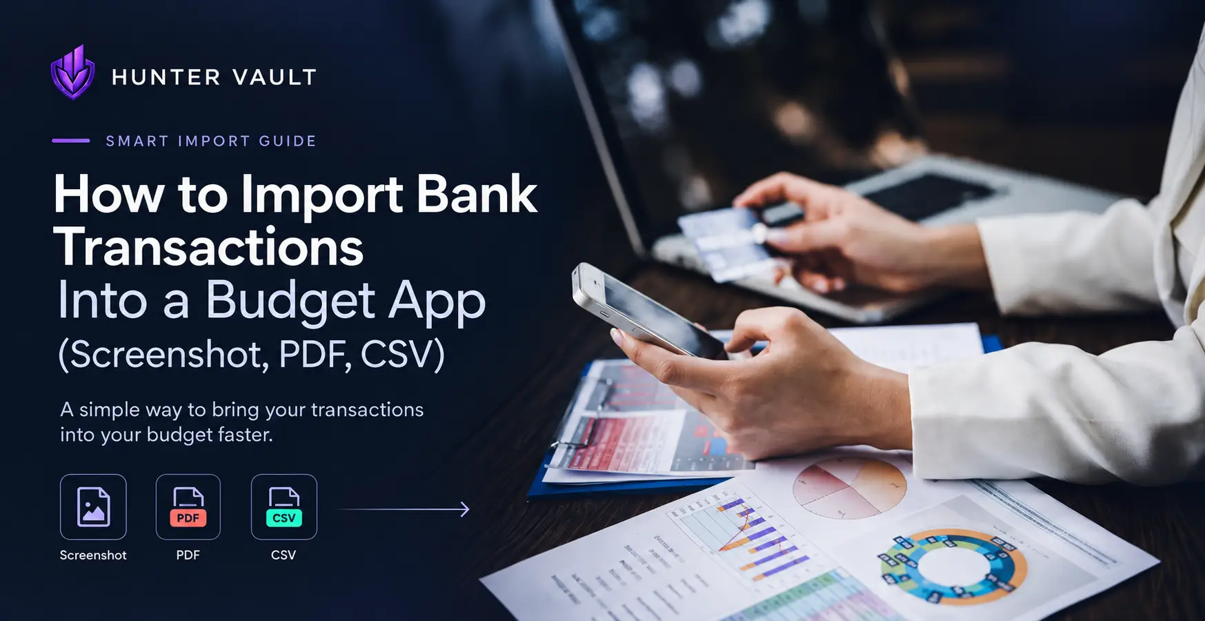 How to Import Bank Transactions Into a Budget App (Screenshot, PDF, CSV)