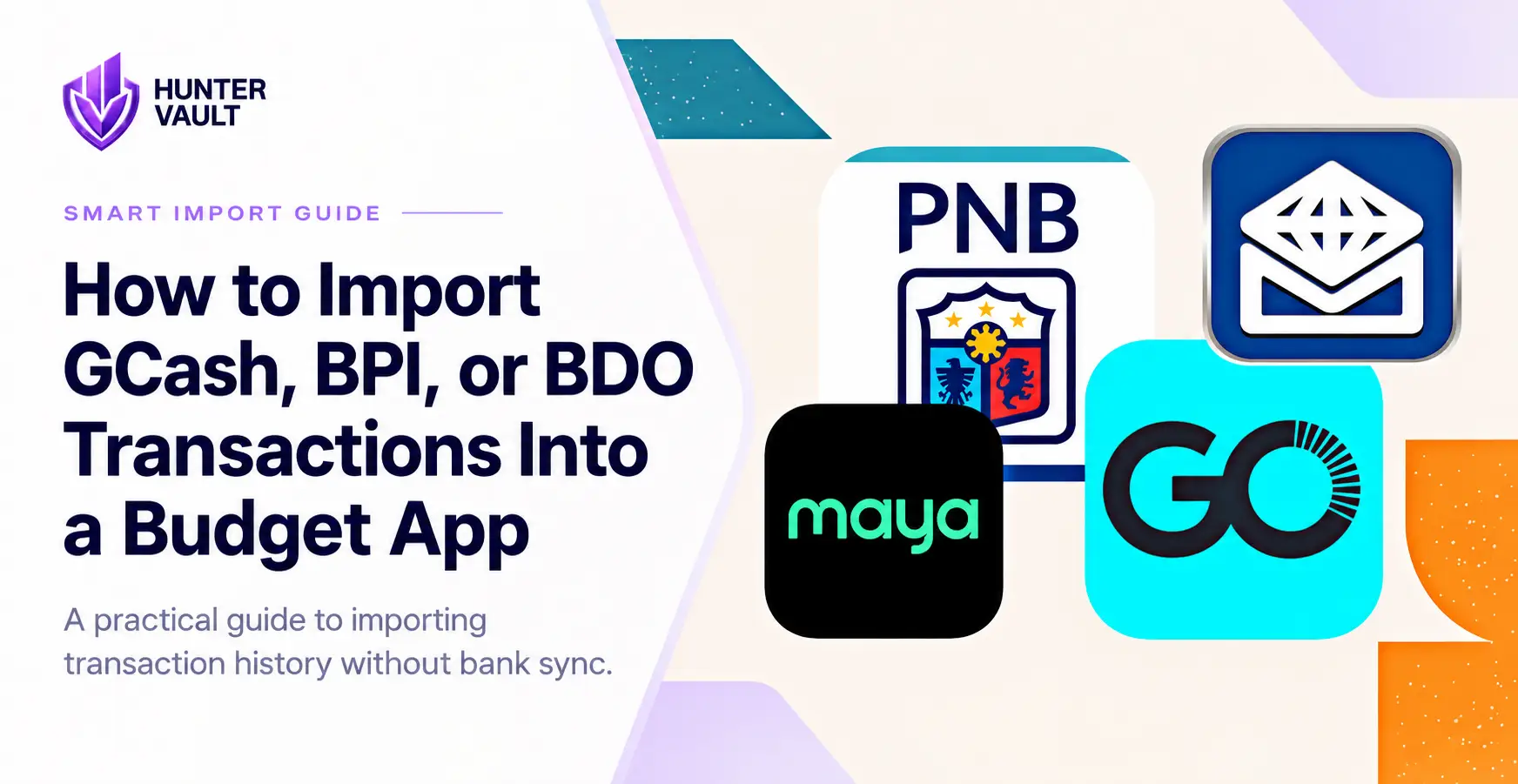 How to Import GCash, BPI, or BDO Transactions Into a Budget App
