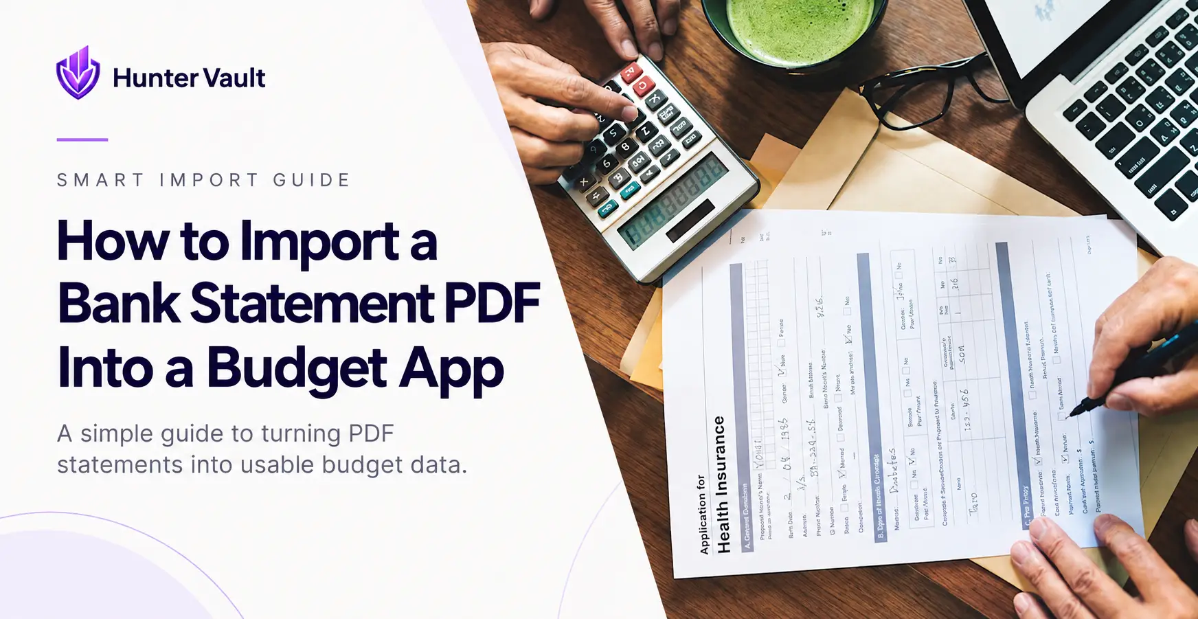 How to Import a Bank Statement PDF Into a Budget App