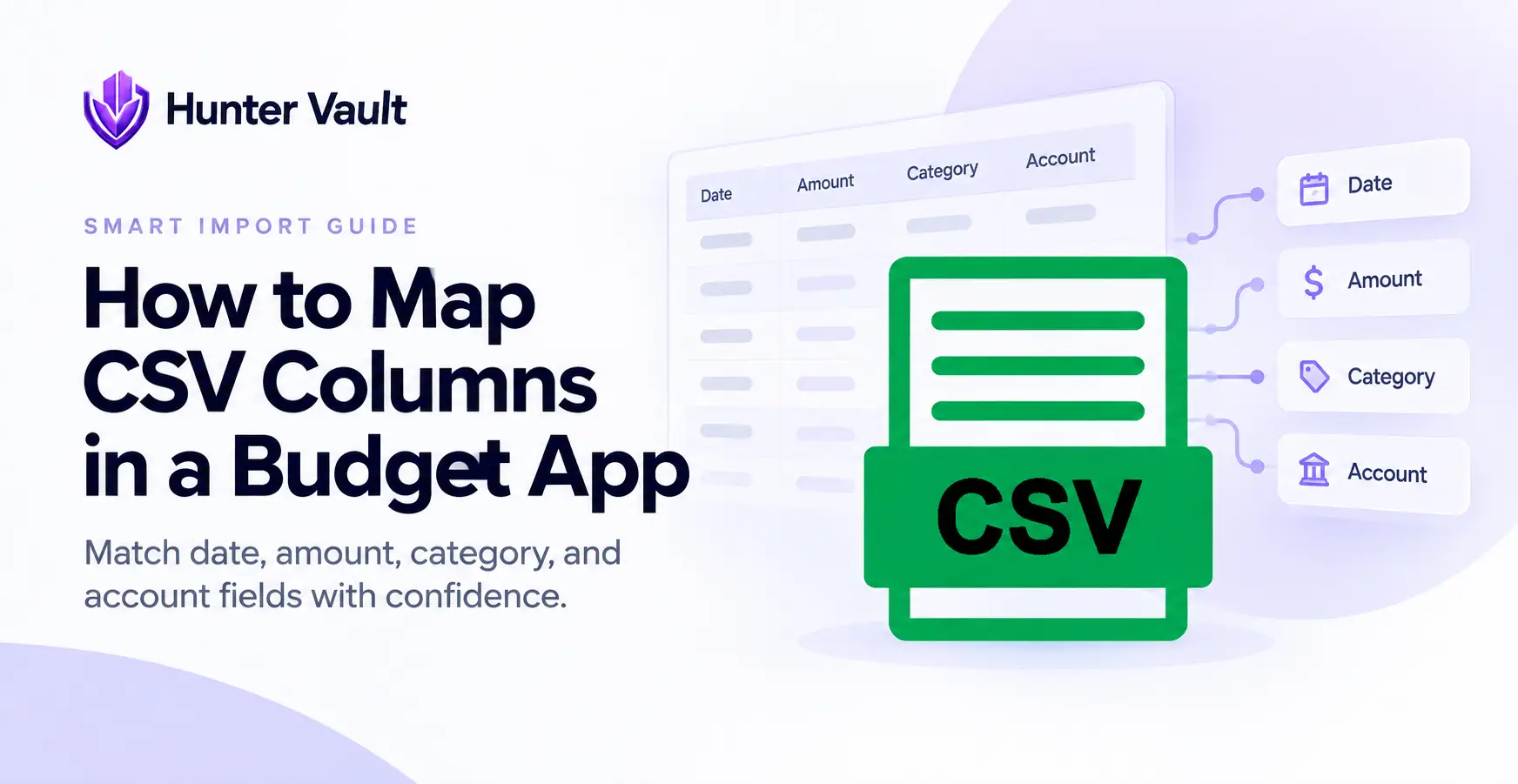 How to Map CSV Columns in a Budget App