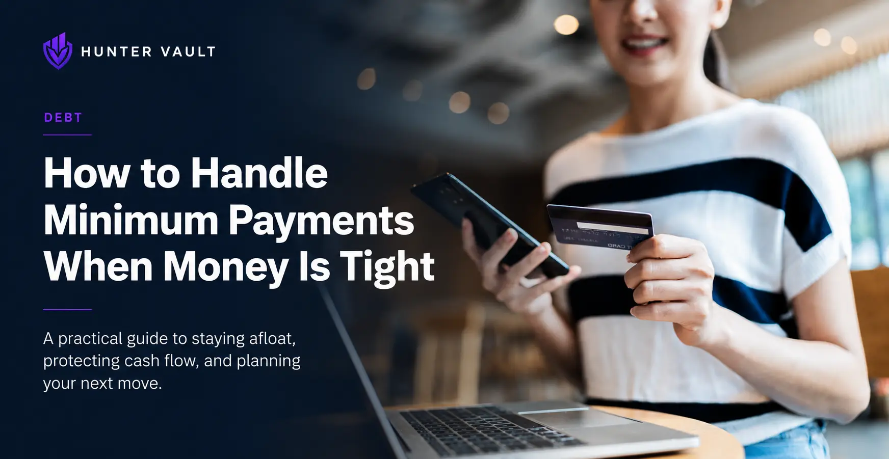 How to handle minimum payments when money is tight — why the minimum is mostly interest and what to do about it